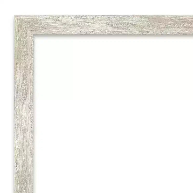 Specchio da parete per bagno sottile e screpolato senza smussatura da 71 x 71 cm, argento metallizzato - : Include hardware di montaggio, cornice in polistirene