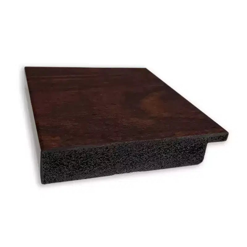 Specchio da parete per bagno 33" x 27" Wildwood Brown senza smussatura - : Rettangolare, Cornice in polistirene, Montaggio a parete
