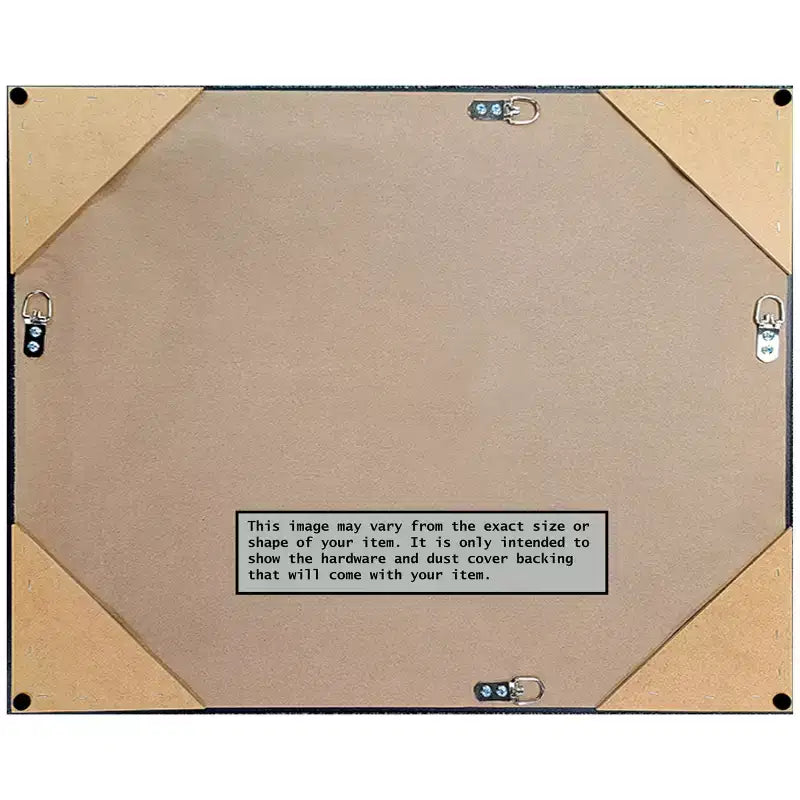 Specchio da parete per bagno 33" x 27" Wildwood Brown senza smussatura - : Rettangolare, Cornice in polistirene, Montaggio a parete