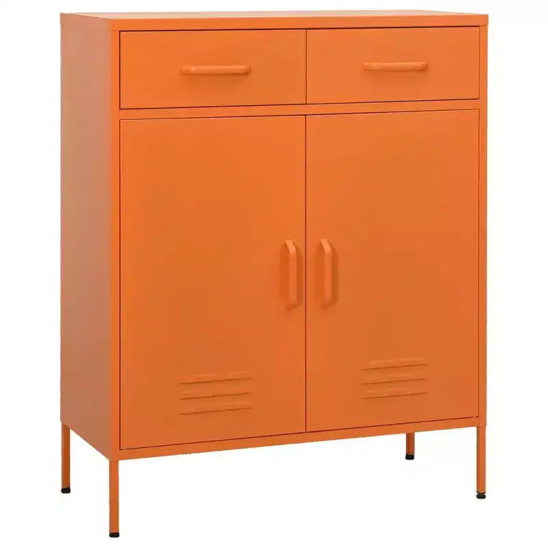 Armadietto portaoggetti in acciaio verde oliva 80 x 35 x 101,5 cm