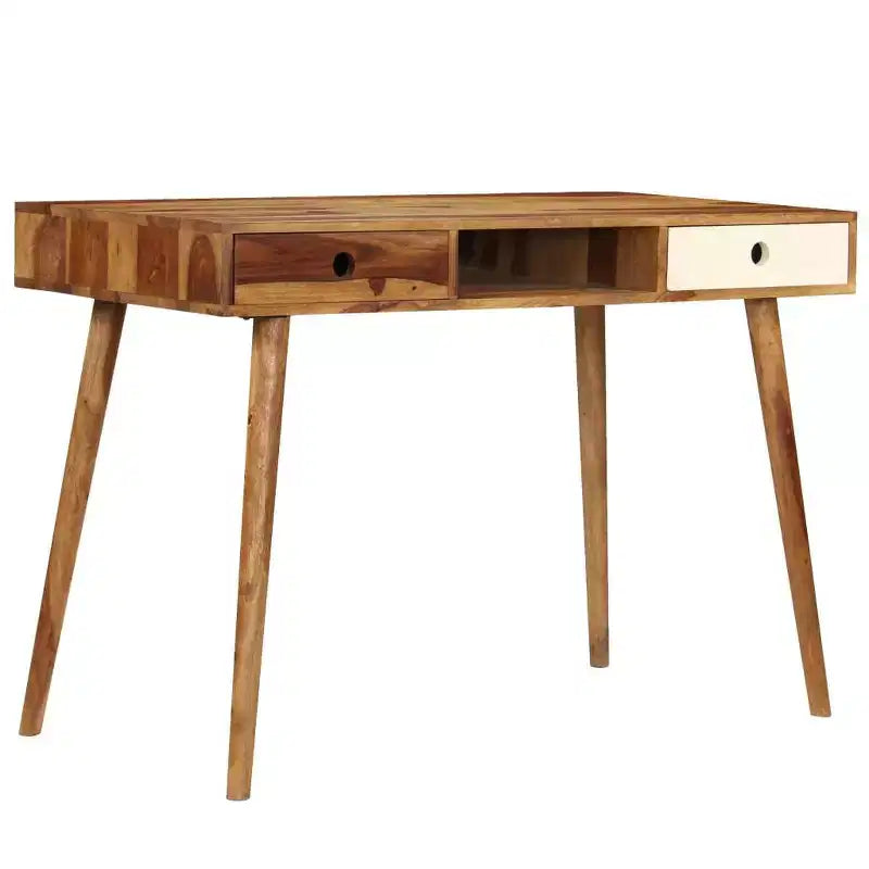Scrivania 43.3x21.7x29.9 Legno massello di acacia