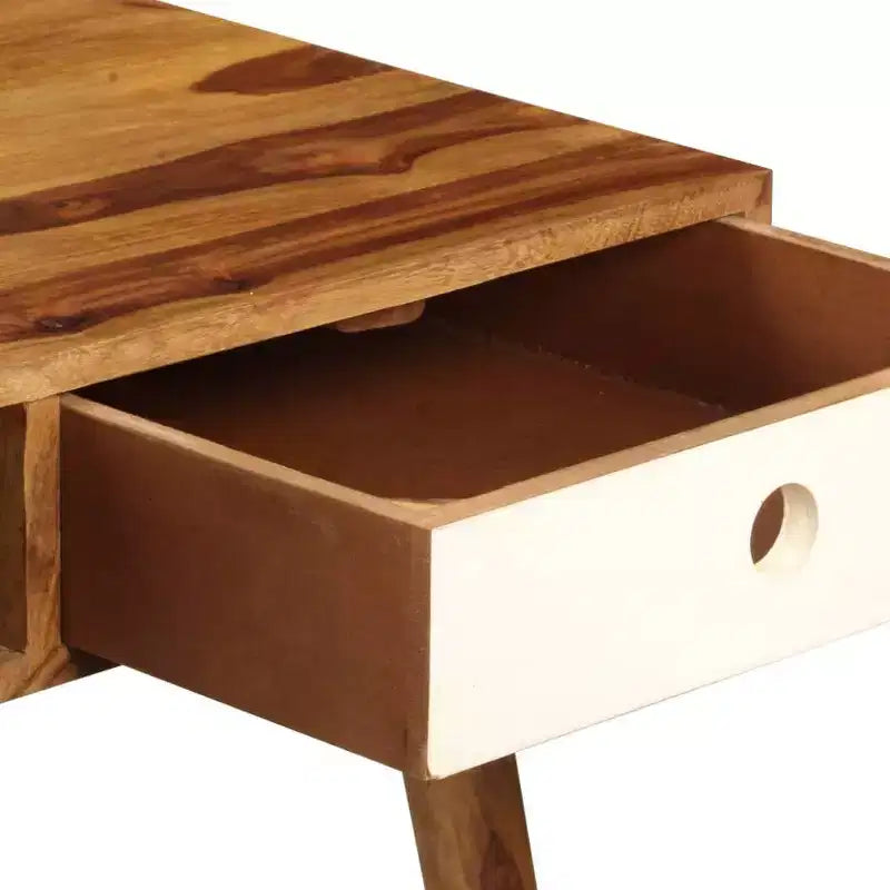 Scrivania 43.3x21.7x29.9 Legno massello di acacia