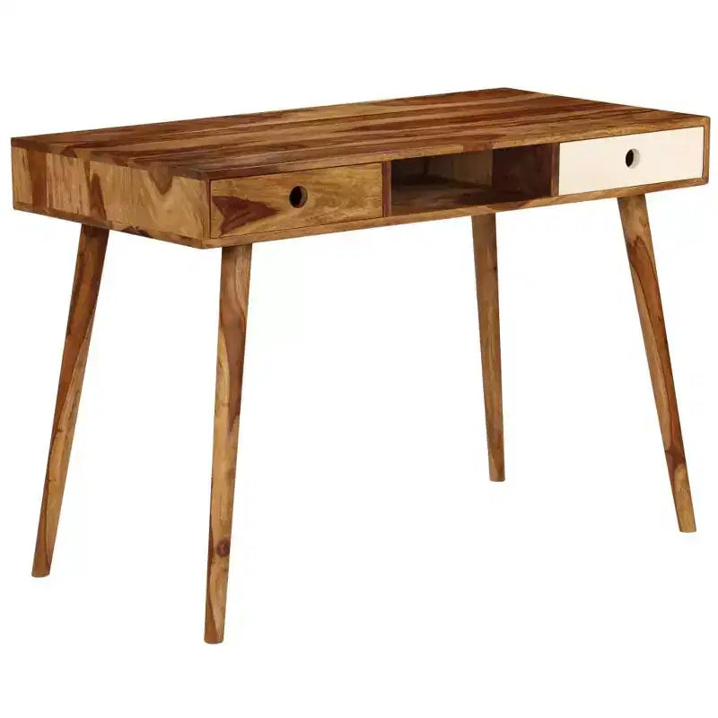 Scrivania 43.3x21.7x29.9 Legno massello di acacia