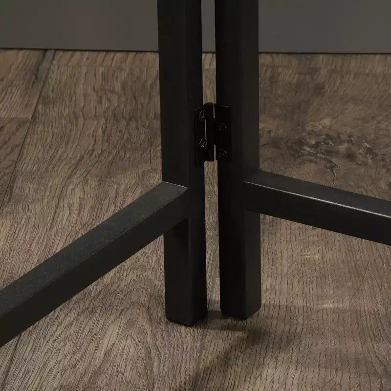 Scrivania rustica in legno con ripiani regolabili