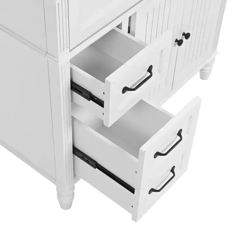 Mobile bagno lavabo 36 pollici, mobiletto bagno contenitore con cassetti, mobile lavabo bagno singolo
