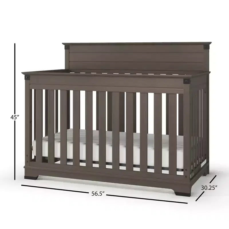 Cameretta Redmond con culla, cassettiera e comò, 3 pezzi, include culla convertibile 4-in-1, cassettiera e comò