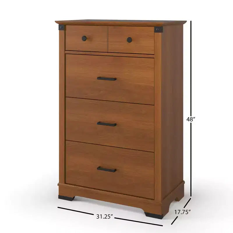Cameretta Redmond con culla, cassettiera e comò, 3 pezzi, include culla convertibile 4-in-1, cassettiera e comò