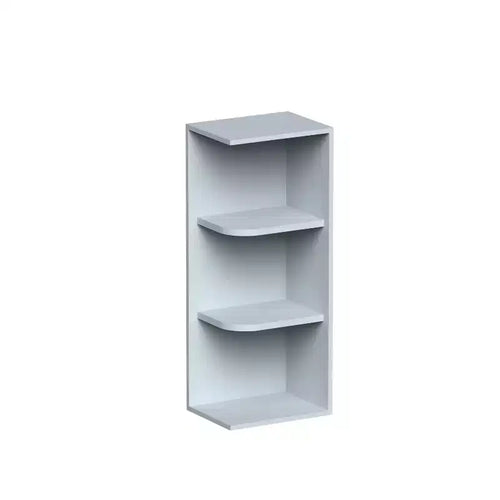 Pensile base da cucina Shaker, 30.5 L x 76.2 A x 22.9 P cm, telaio in legno massiccio, vernice a base d'acqua a basso contenuto di VOC, RTA, grigio tortora