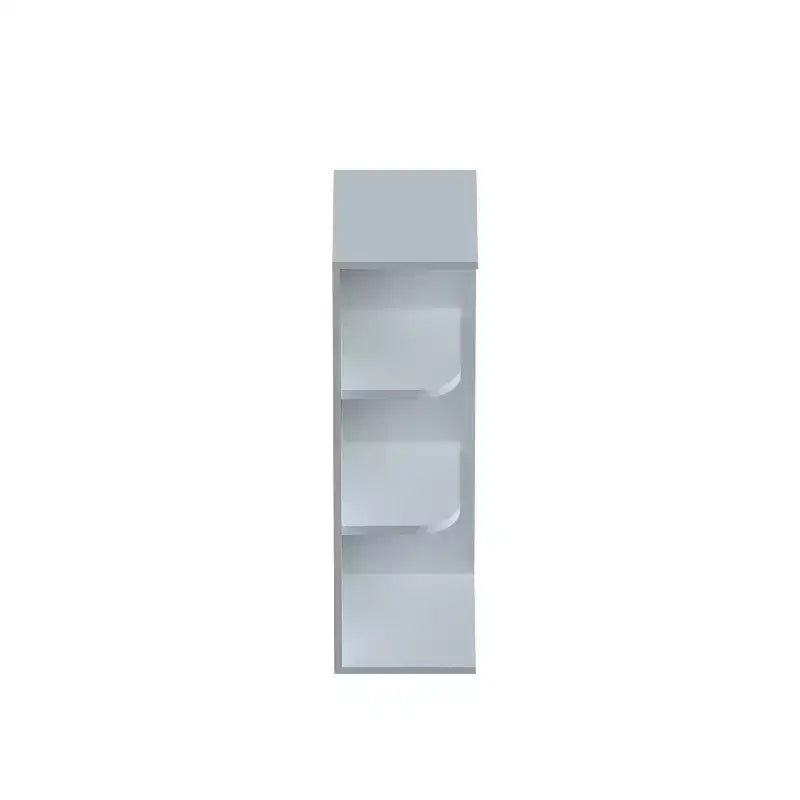 Pensile base da cucina Shaker, 30.5 L x 76.2 A x 22.9 P cm, telaio in legno massiccio, vernice a base d'acqua a basso contenuto di VOC, RTA, grigio tortora