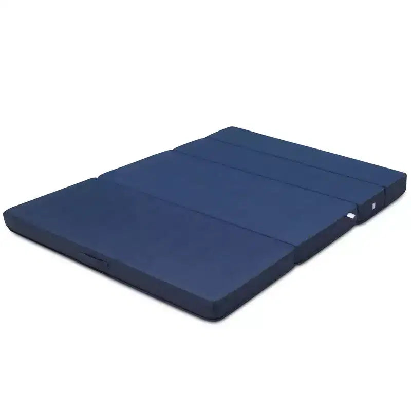 Costway Queen Size 4'' Quart -Fold Foam Folding Mattress Futon Sleepover Sofa Bed Guest