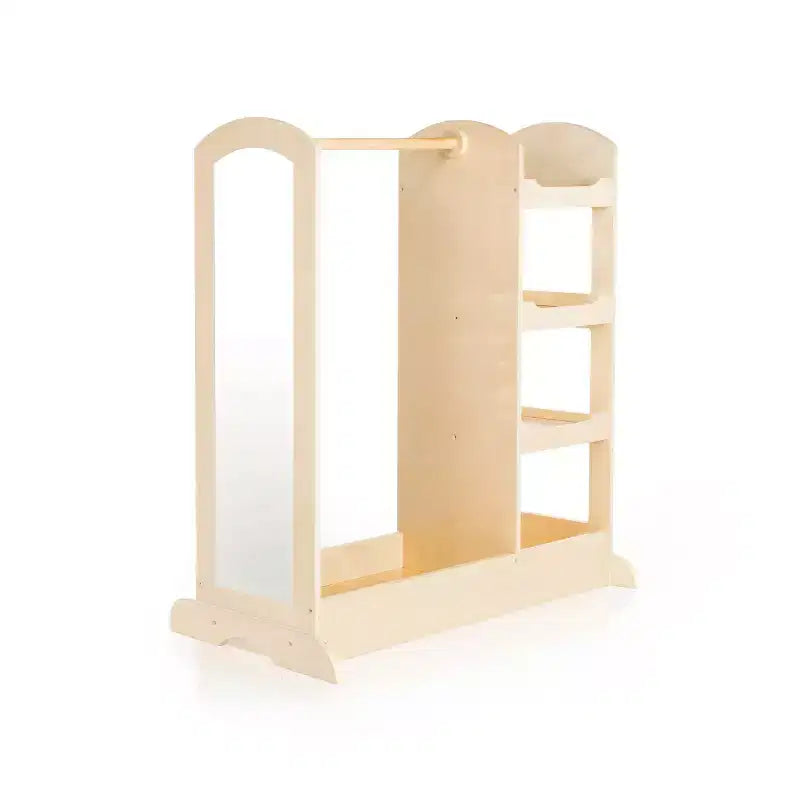 Guardaroba e Centro Travestimenti See and Store: Organizzatore di Vestiti e Costumi per Bambini, Armadio Appeso con Specchio e Contenitori