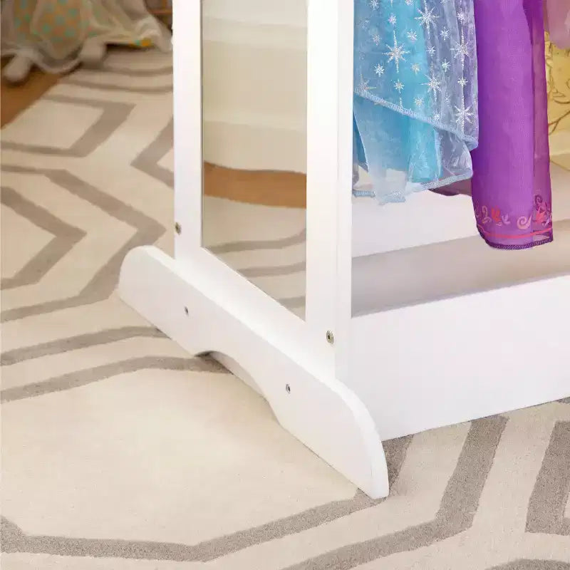 Guardaroba e Centro Travestimenti See and Store: Organizzatore di Vestiti e Costumi per Bambini, Armadio Appeso con Specchio e Contenitori