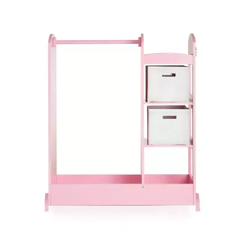 Guardaroba e Centro Travestimenti See and Store: Organizzatore di Vestiti e Costumi per Bambini, Armadio Appeso con Specchio e Contenitori